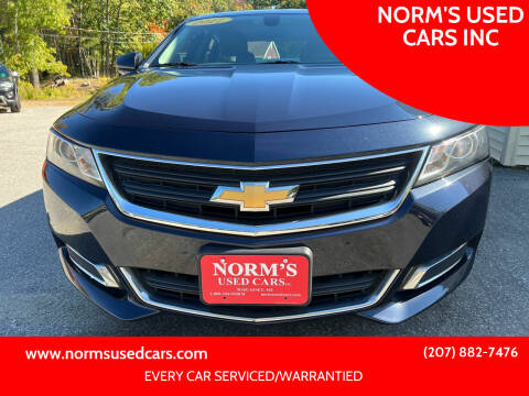 2017 Chevrolet Impala for sale at NORM'S USED CARS INC in Wiscasset ME