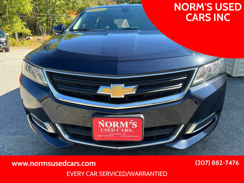 2017 Chevrolet Impala for sale at NORM'S USED CARS INC in Wiscasset ME