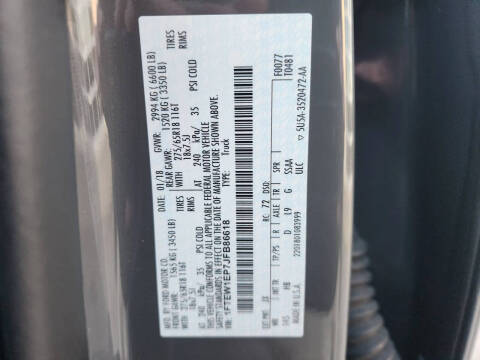 2018 Ford F-150 Lariat