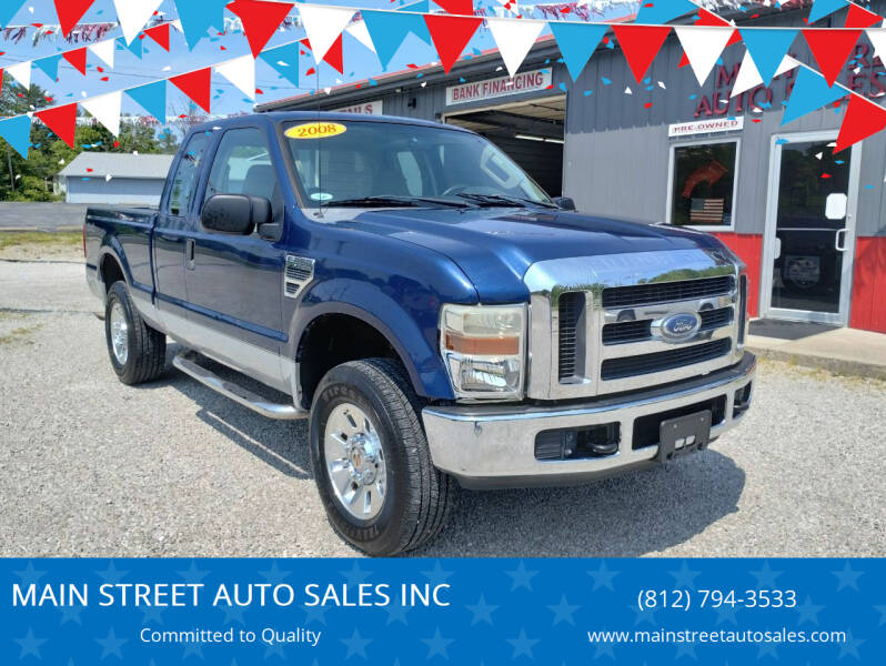 2008 Ford F-250 Super Duty for sale at MAIN STREET AUTO SALES INC in Austin IN