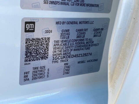 2025 Chevrolet Silverado 1500