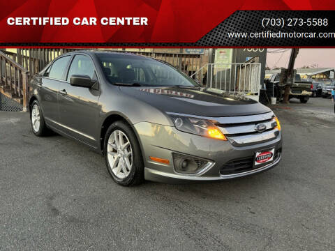 2012 Ford Fusion for sale at CERTIFIED CAR CENTER in Fairfax VA