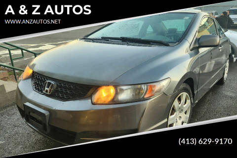 2010 Honda Civic for sale at A & Z AUTOS in Westfield MA