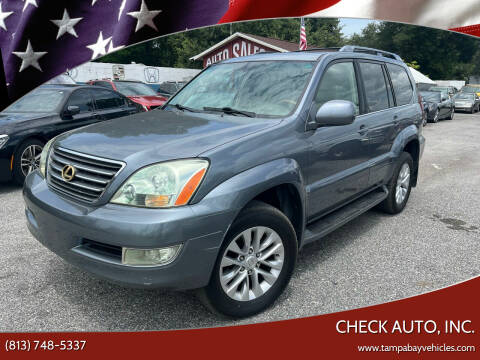 2006 Lexus GX 470 for sale at CHECK AUTO, INC. in Tampa FL