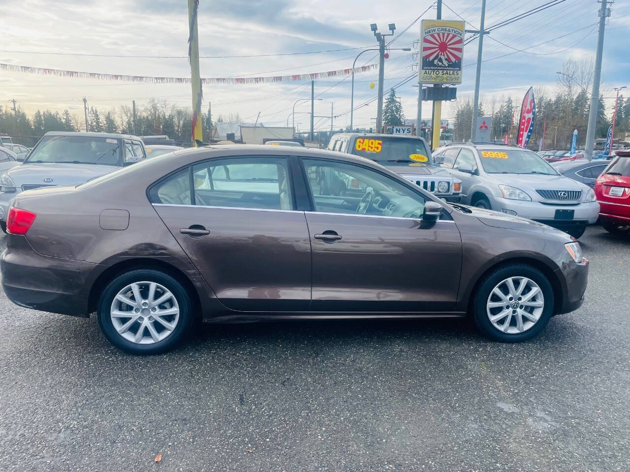 2013 Volkswagen Jetta for sale at New Creation Auto Sales in Everett, WA