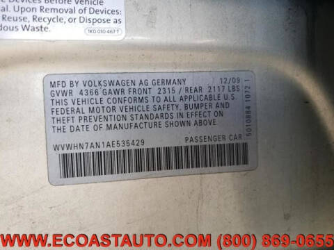 2010 Volkswagen CC Luxury