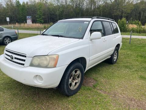 2003 Toyota Highlander for sale at UpCountry Motors in Taylors SC
