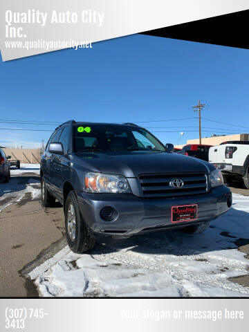 2004 Toyota Highlander for sale at Quality Auto City Inc. in Laramie WY