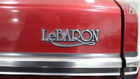 1985 Chrysler Le Baron