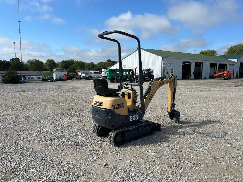 2014 Wacker Neuson 803 Micro Excavator