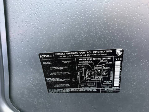 2001 Porsche Boxster