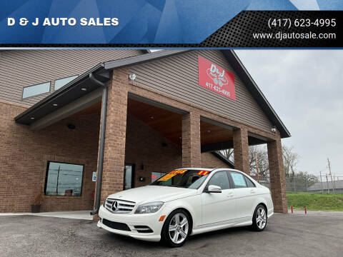 2011 Mercedes-Benz C-Class for sale at D & J AUTO SALES in Joplin MO