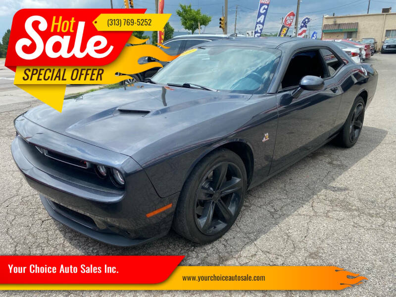 2017 Dodge Challenger for sale at Your Choice Auto Sales Inc. in Dearborn MI