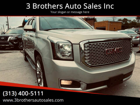 2015 GMC Yukon XL for sale at 3 Brothers Auto Sales Inc in Detroit MI