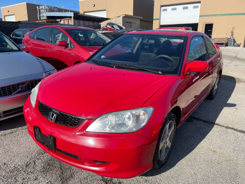 2004 Honda Civic for sale at REDA AUTO PORT INC in Villa Park IL