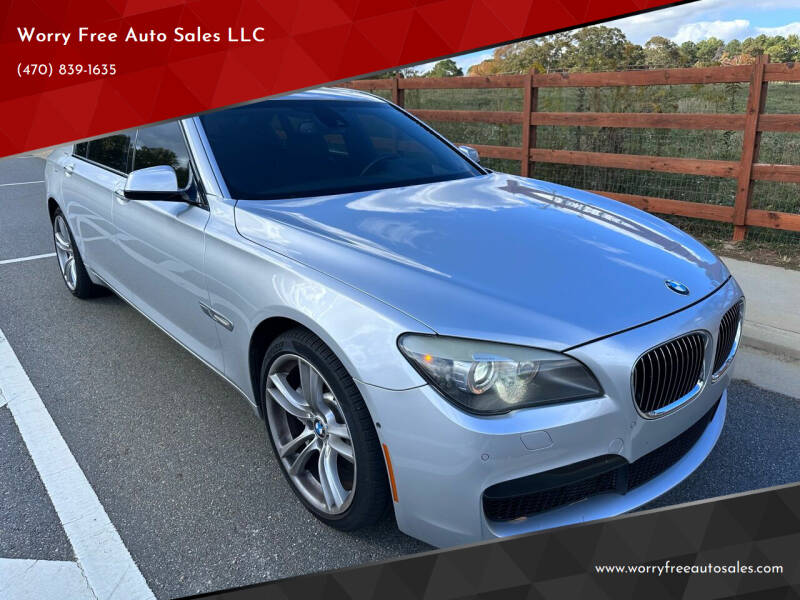2012 BMW 7 Series for sale at Worry Free Auto Sales LLC in Woodstock GA