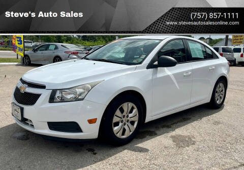 2013 Chevrolet Cruze for sale at Steve's Auto Sales in Norfolk VA
