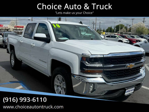 2018 Chevrolet Silverado 1500 for sale at Choice Auto & Truck in Sacramento CA