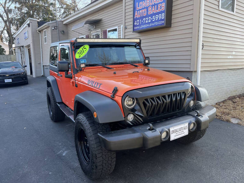2015 Jeep Wrangler for sale at Lonsdale Auto Sales in Lincoln RI