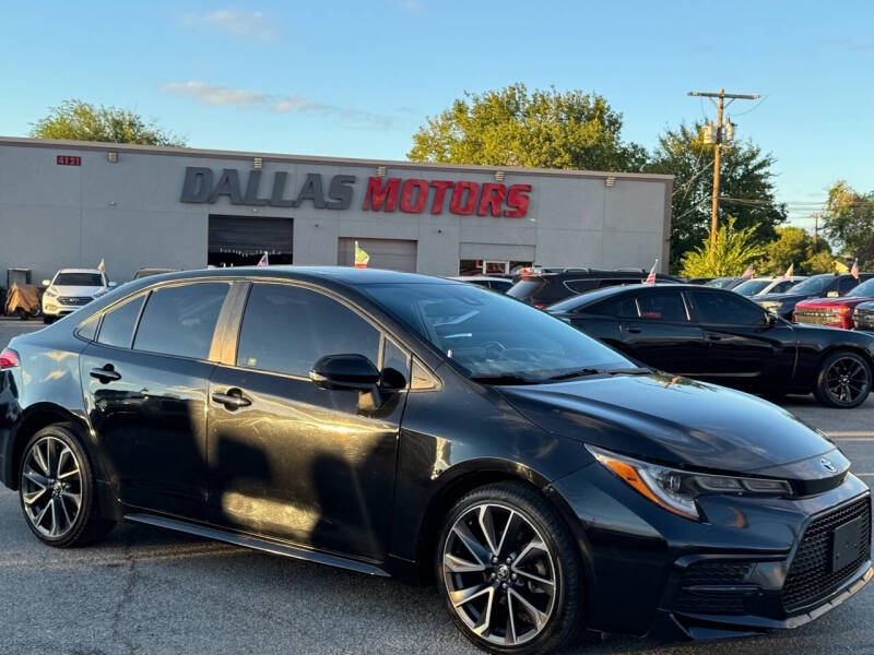 Used 2020 Toyota Corolla SE with VIN JTDM4RCE5LJ000513 for sale in Garland, TX