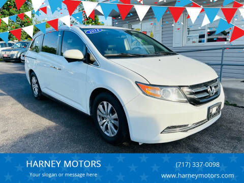 2014 Honda Odyssey for sale at HARNEY MOTORS in Gettysburg PA
