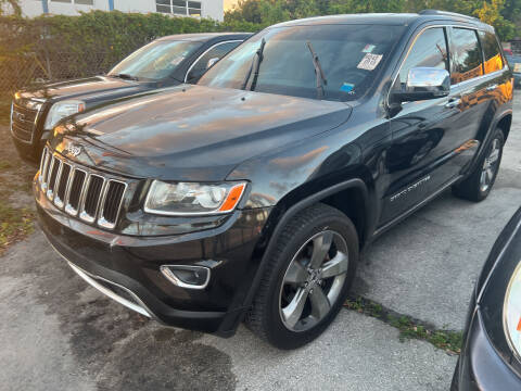 2014 Jeep Grand Cherokee for sale at Dulux Auto Sales Inc & Car Rental in Hollywood FL