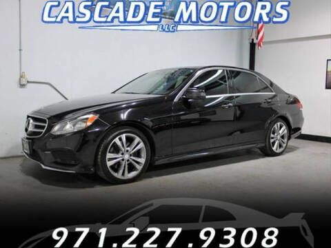 Mercedes Benz E Class For Sale In Portland Or Cascade Motors