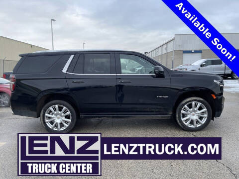 2021 Chevrolet Tahoe for sale at LENZ TRUCK CENTER in Fond Du Lac WI