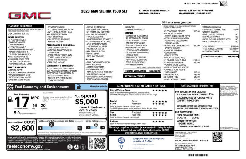 2023 GMC Sierra 1500