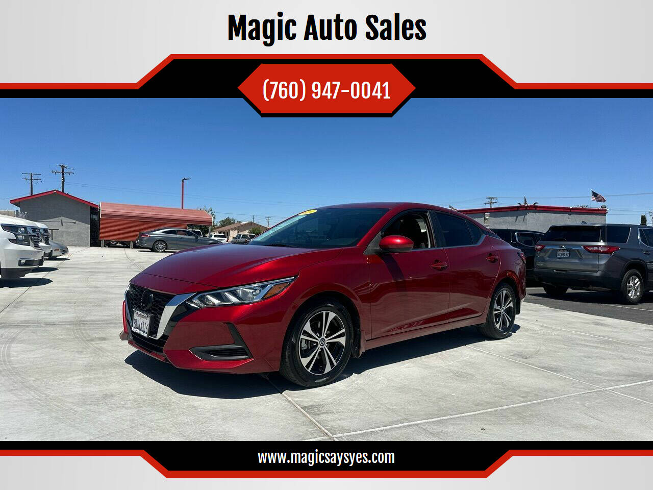 2021 Nissan Sentra for sale at Magic Auto Sales in Hesperia, CA