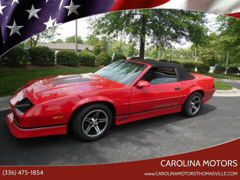 1990 Chevrolet Camaro for sale at Carolina Motors in Thomasville NC