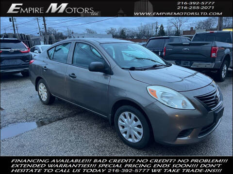 2013 Nissan Versa for sale at Empire Motors LTD in Cleveland OH