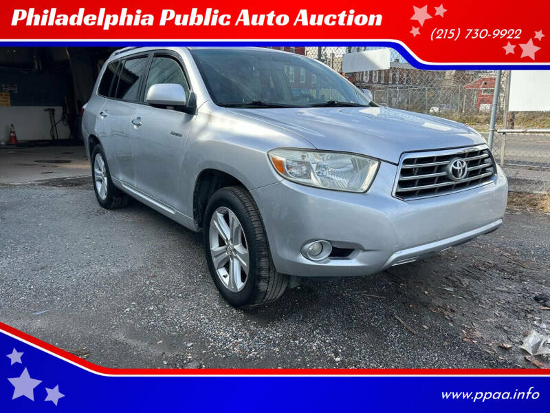 2008 Toyota Highlander for sale at Philadelphia Public Auto Auction in Philadelphia PA