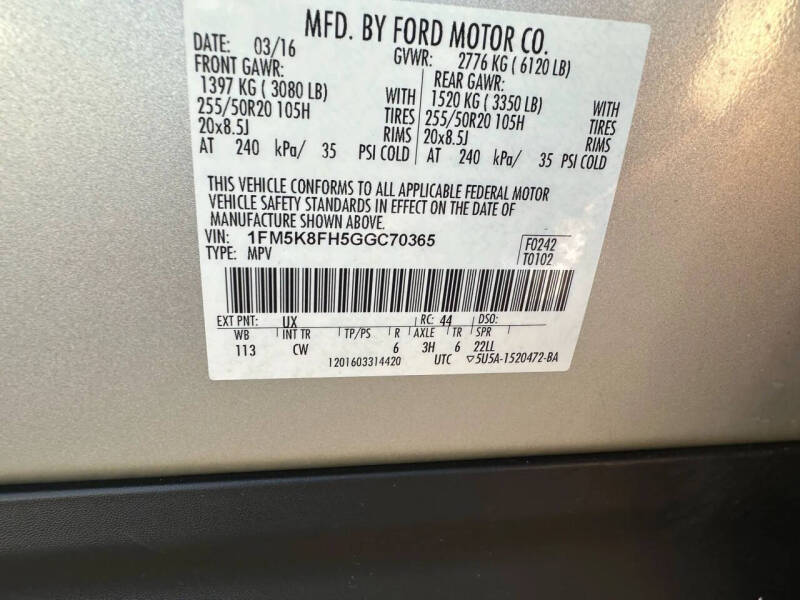 2016 Ford Explorer Limited