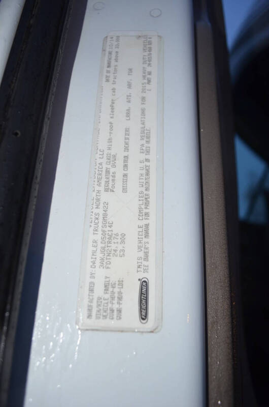 2015 Freightliner Cascadia