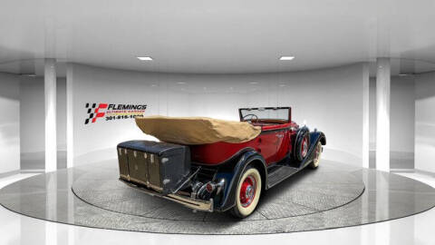 1934 Packard Eight convertible sedan