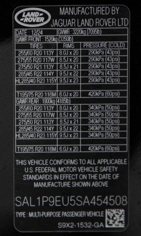 2025 Land Rover Range Rover Sport P360 SE