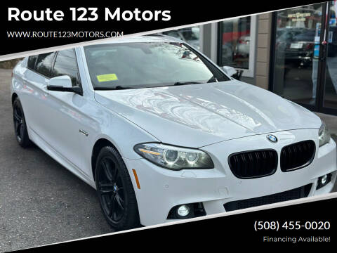 2014 BMW 5 Series for sale at Route 123 Motors in Norton MA