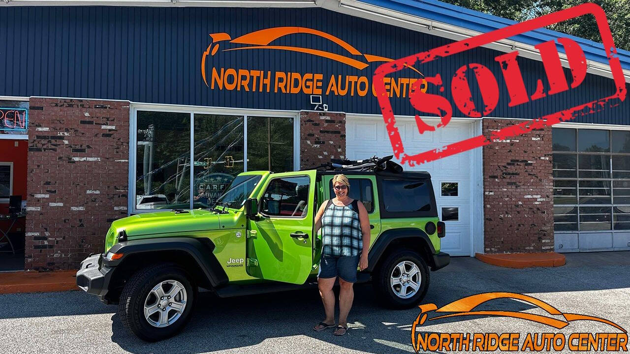 2019 Jeep Wrangler Unlimited for sale at North Ridge Auto Center LLC in Madison, OH