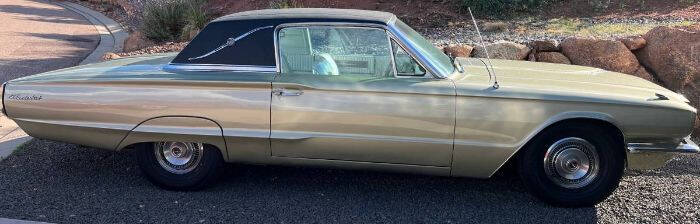 Green 1966 Ford Thunderbird 1
