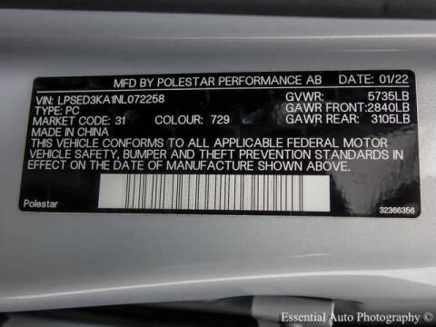 2022 Polestar 2 Long Range Dual Motor