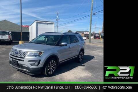 2016 Ford Explorer for sale at Route 21 Auto Sales in Canal Fulton OH