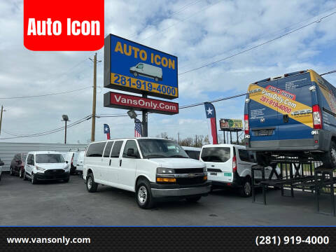 2018 Chevrolet Express for sale at Auto Icon in Houston TX