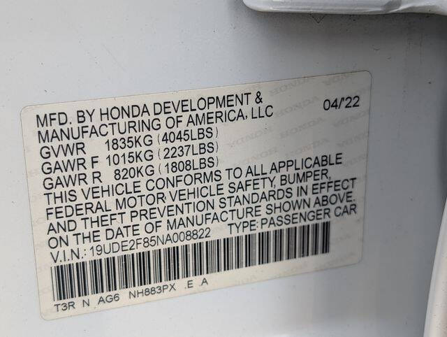 2022 Acura ILX w/Tech w/A-SPEC