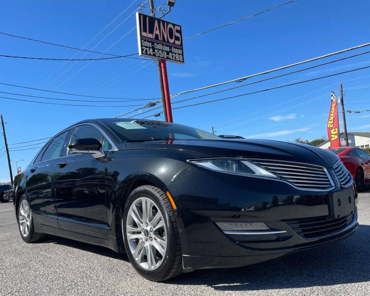 2015 Lincoln MKZ for sale at LLANOS AUTO SALES LLC - LLANOS AUTO SALES-MARVIN in Dallas TX