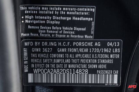 2013 Porsche Boxster