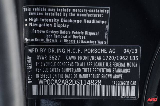 2013 Porsche Boxster