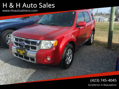 2011 Ford Escape for sale at H & H Auto Sales in Athens TN