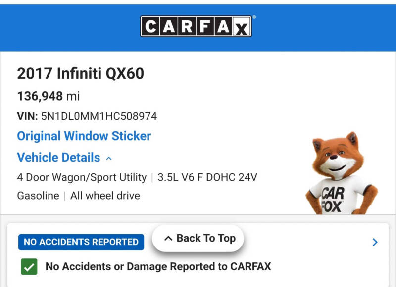 2017 Infiniti QX60