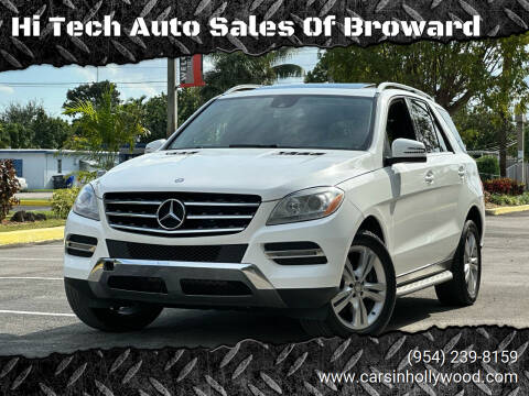 2015 Mercedes-Benz M-Class for sale at Hi Tech Auto Sales Of Broward in Hollywood FL